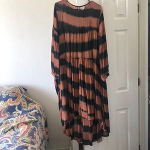 Norblack Norwhite Bleach Tie Dye Dress